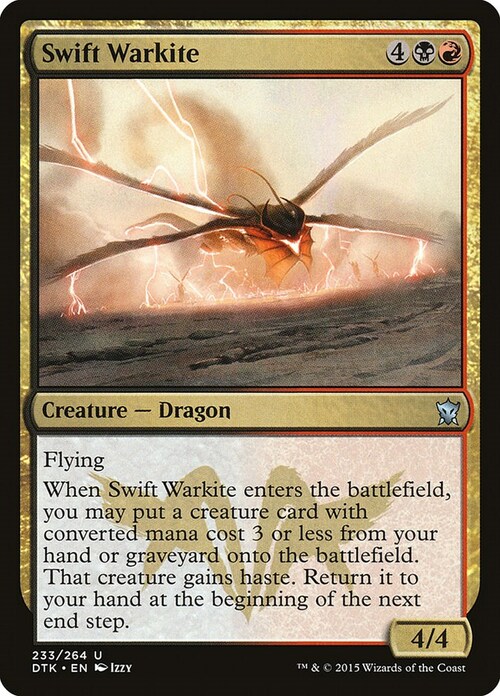 Swift Warkite Card Front