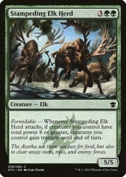 Stampeding Elk Herd 208