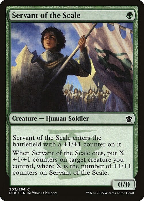Servant of the Scale Card Front