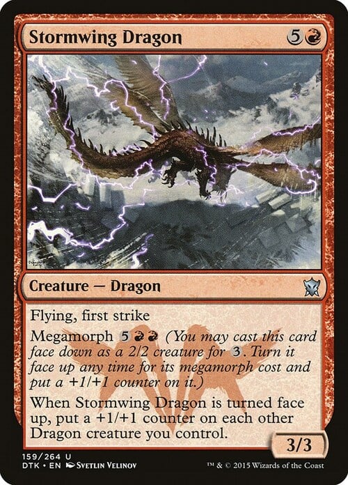 Stormwing Dragon Card Front
