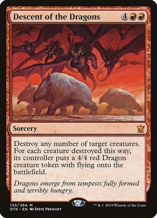 Descent of the Dragons Card Front