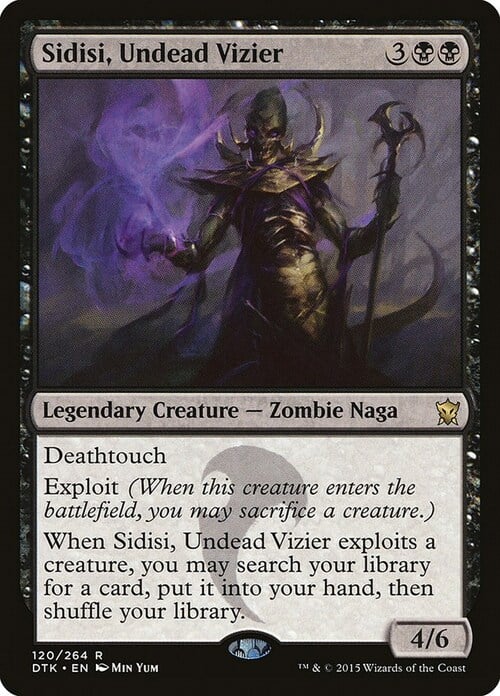 Sidisi, Undead Vizier Card Front