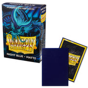 60 Small Dragon Shield Sleeves - Matte Night Blue