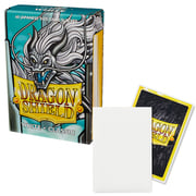 60 Small Dragon Shield Sleeves - Classic White