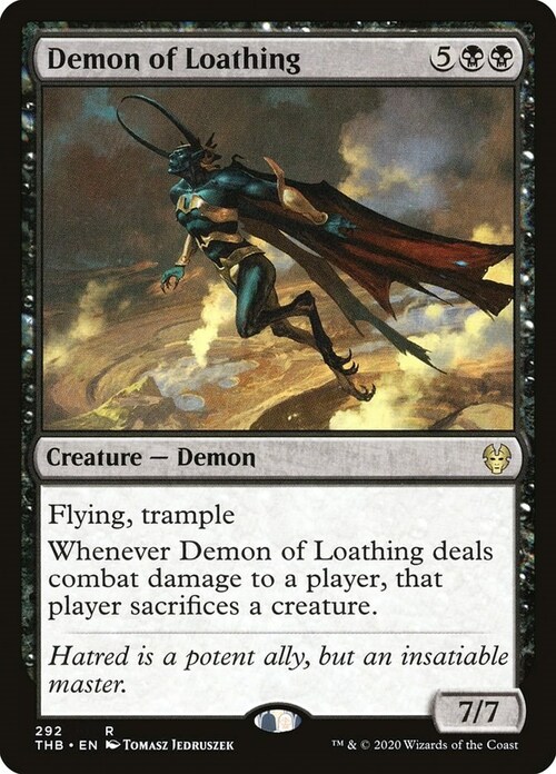 Demon of Loathing Card Front
