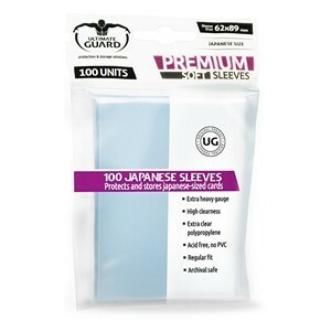100 Ultimate Guard Premium Small Soft Sleeves