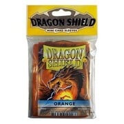 50 Small Dragon Shield Sleeves - Orange