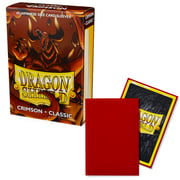 60 Small Dragon Shield Sleeves - Classic Crimson