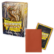 60 Small Dragon Shield Sleeves - Matte Copper
