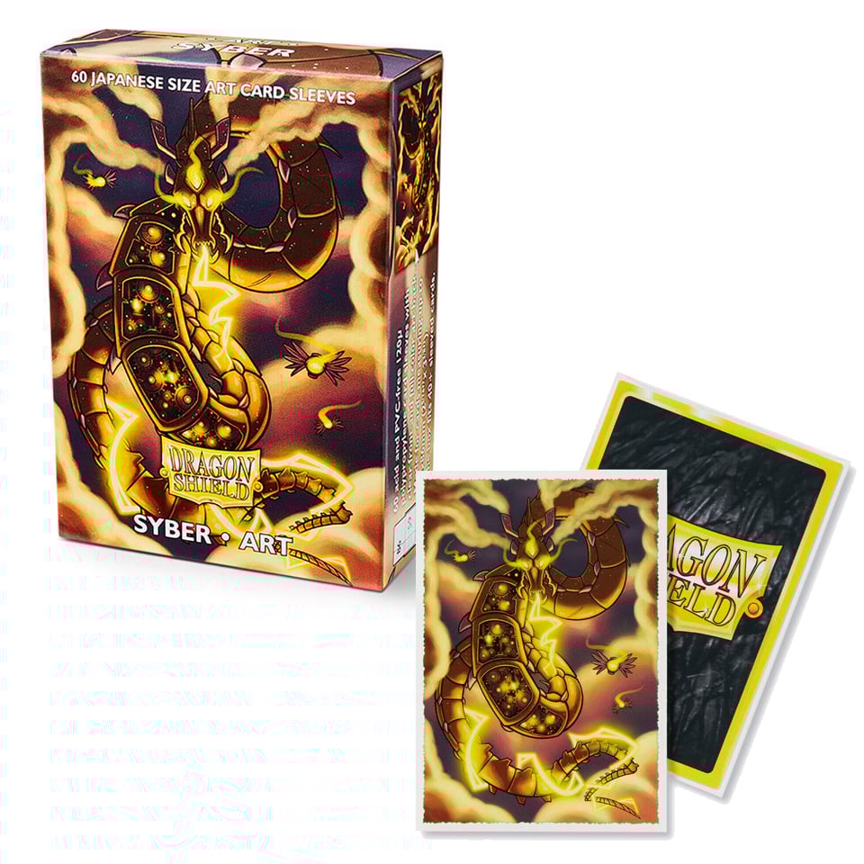 60 Small Dragon Shield Sleeves - Syber Art