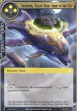 Delphinius, Flying Giant Beast in the Sky Card Front