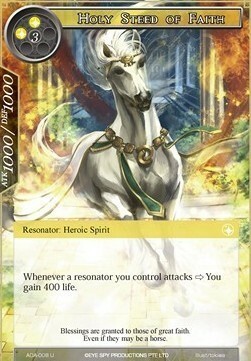 Holy Steed of Faith Card Front