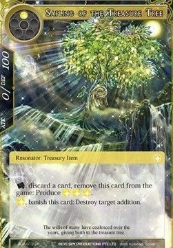 Sapling of the Treasure Tree Card Front