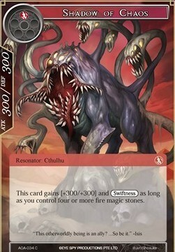 Shadow of Chaos Card Front