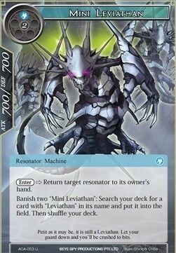 Mini Leviathan Card Front