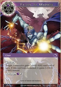 Fallen to Madness Card Front