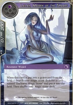 Lailah, Maiden of the Swamps Card Front