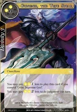 Gungnir, the True Spear Card Front