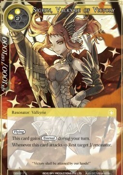 Sigrun, Valkyrie of Victory Card Front