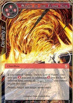 Wrath of the Flame God Card Front