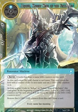 Arthur, Knight King of the Final Act Card Front