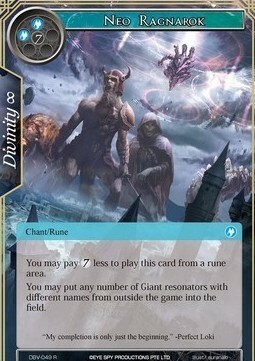 Neo Ragnarok Card Front