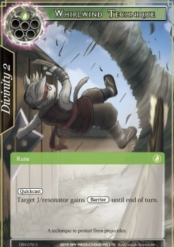 Whirlwind Technique Card Front