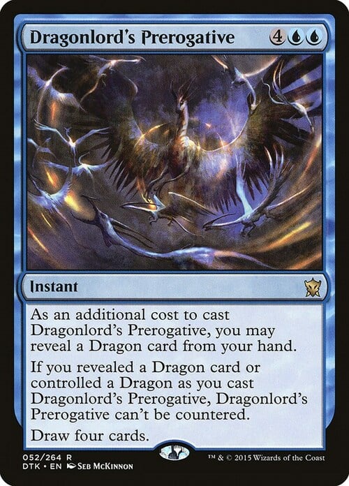 Dragonlord's Prerogative Card Front