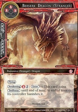 Drago Berserk Card Front