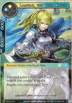 Lamorak, the Third Knight Card Front