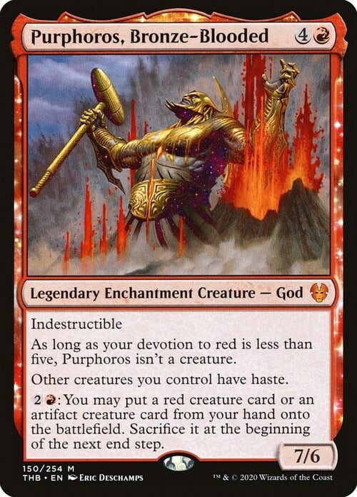 Purphoros, Bronze-Blooded Card Front