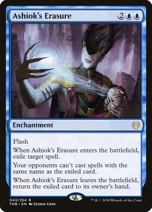 Ashiok's Erasure Card Front