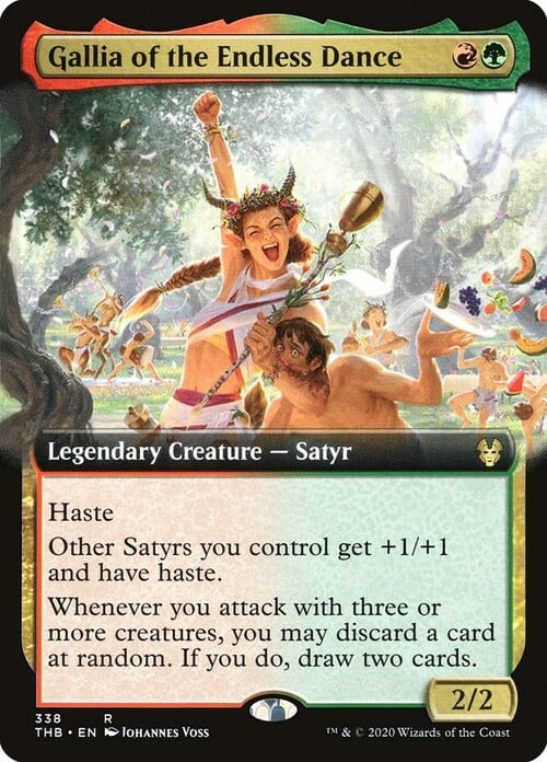 Gallia of the Endless Dance Card Front