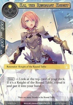Kai, the Resonant Knight Card Front