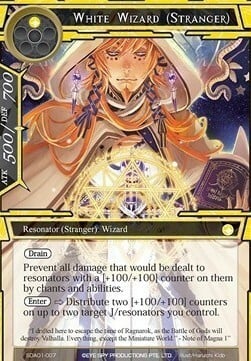 White Wizard (Stranger) Card Front