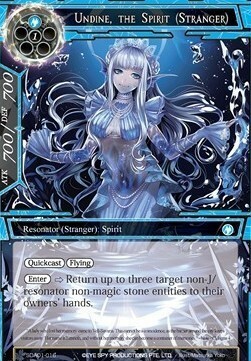 Undine, the Spirit Card Front