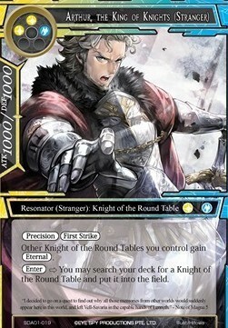 Arthur, the King of Knights Card Front