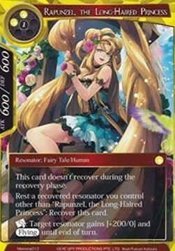 Rapunzel, the Long-Haired Princess Card Front