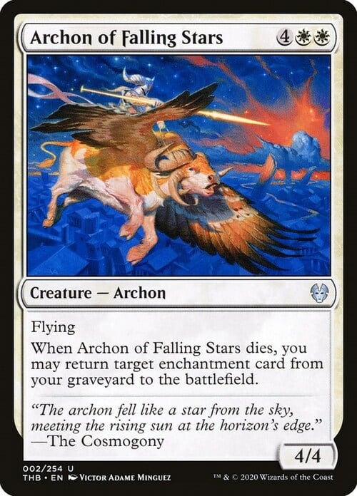 Archon of Falling Stars Card Front