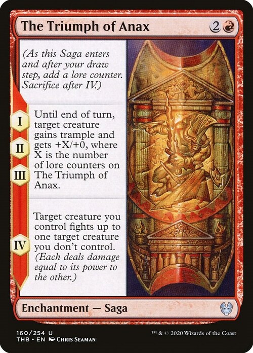 The Triumph of Anax Card Front