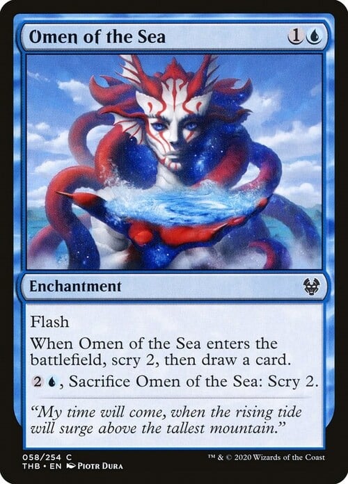Omen of the Sea Card Front