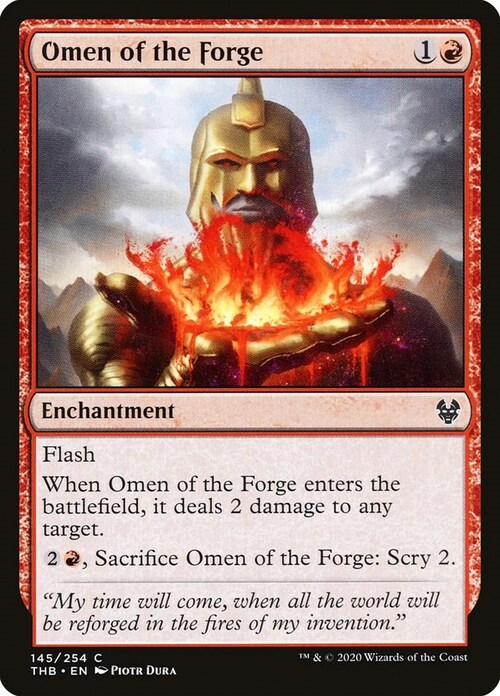 Omen of the Forge Card Front