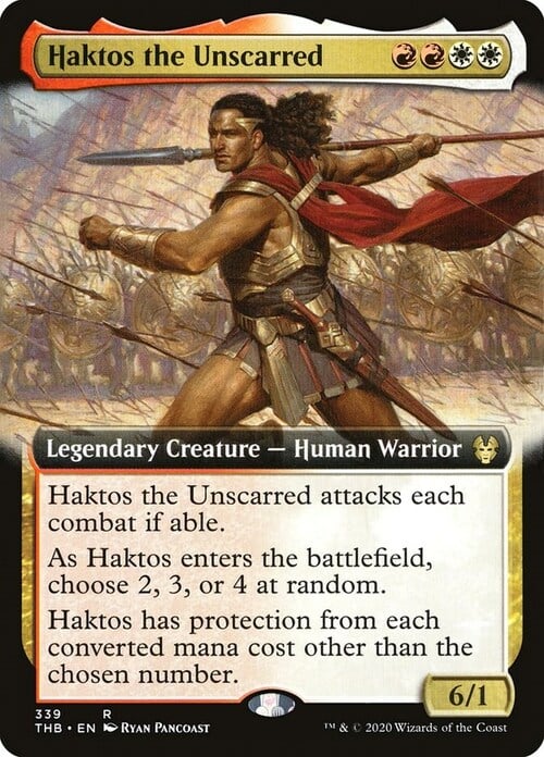 Haktos the Unscarred Card Front