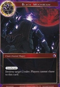 Black Moonbeam Card Front