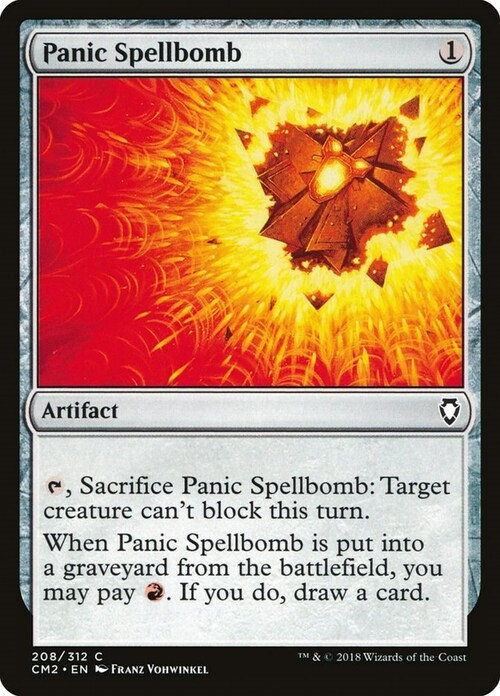 Panic Spellbomb Card Front