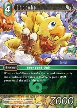 Chocobo (9-050) Card Front