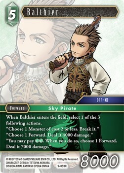 Balthier (9-053) Card Front