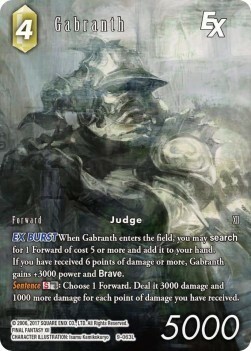 Gabranth (9-063) Card Front