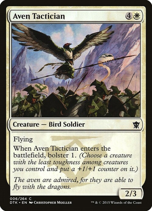 Aven Tactician Card Front