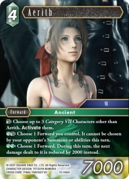 Aerith Card Front